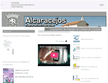 Tablet Screenshot of alcaracejos.es